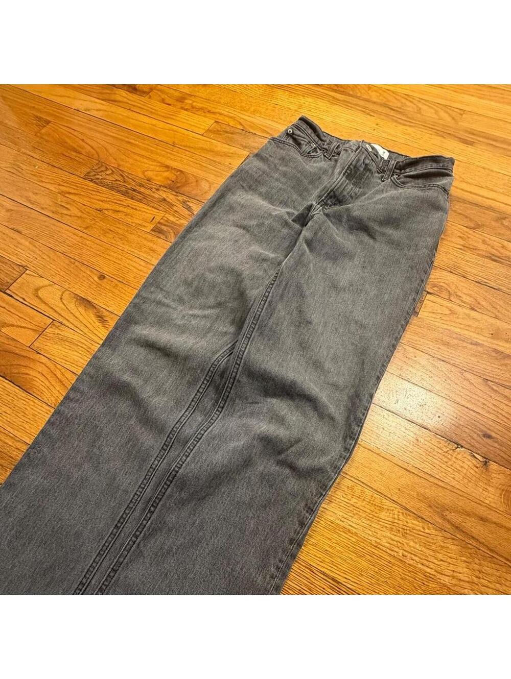 Abercrombie & Fitch Women's Grey and Black Jeans